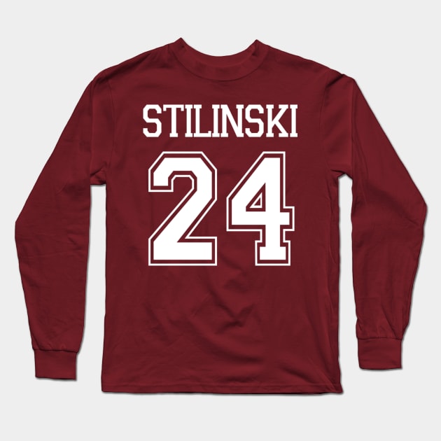 Stiles Stilinski - Lacrosse - 24 - Teen Wolf Long Sleeve T-Shirt by shellysom91